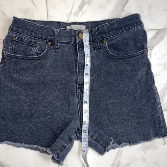 Madewell black washed Denim‎ Shorts High rise 28 - Picture 4 of 6
